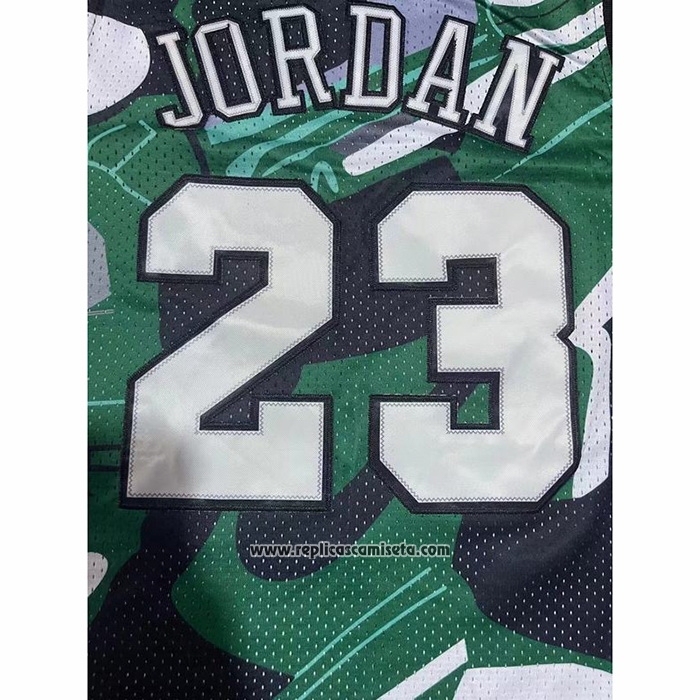 Camiseta Chicago Bulls Michael Jordan #23 Mitchell & Ness Verde